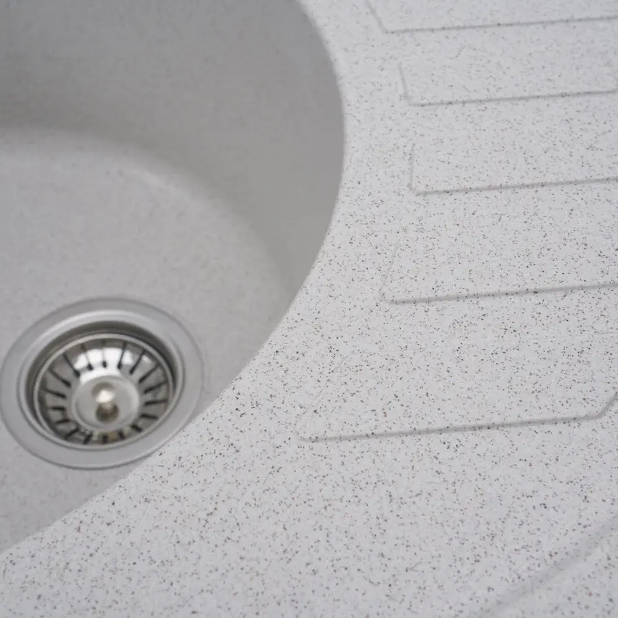 Гранітна мийка для кухні Platinum 6250 SOUL матова Топаз