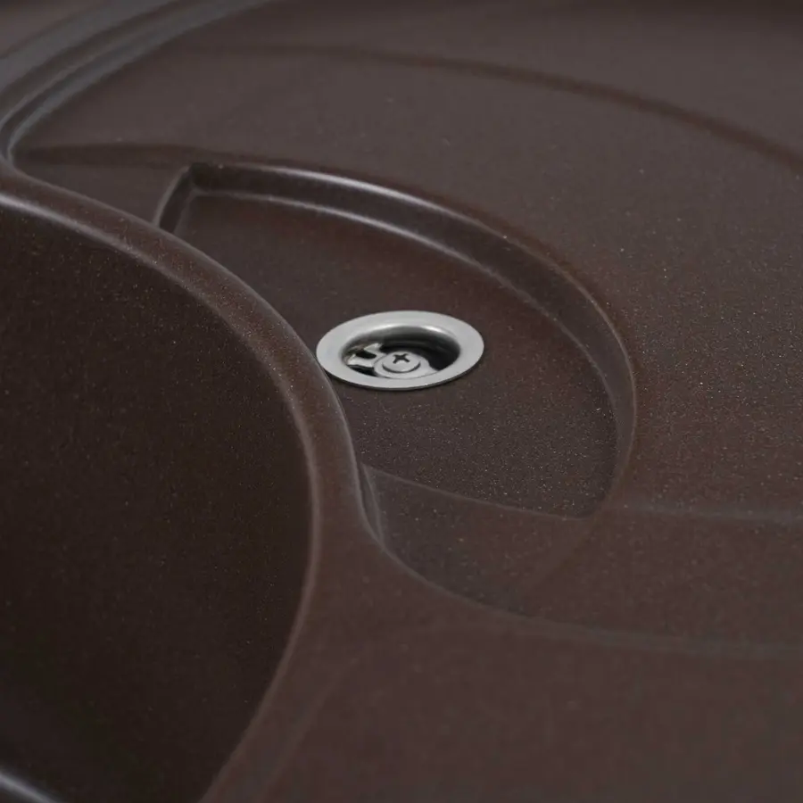 Гранітна мийка для кухні Platinum 7750 GAZZO глянець Мокко