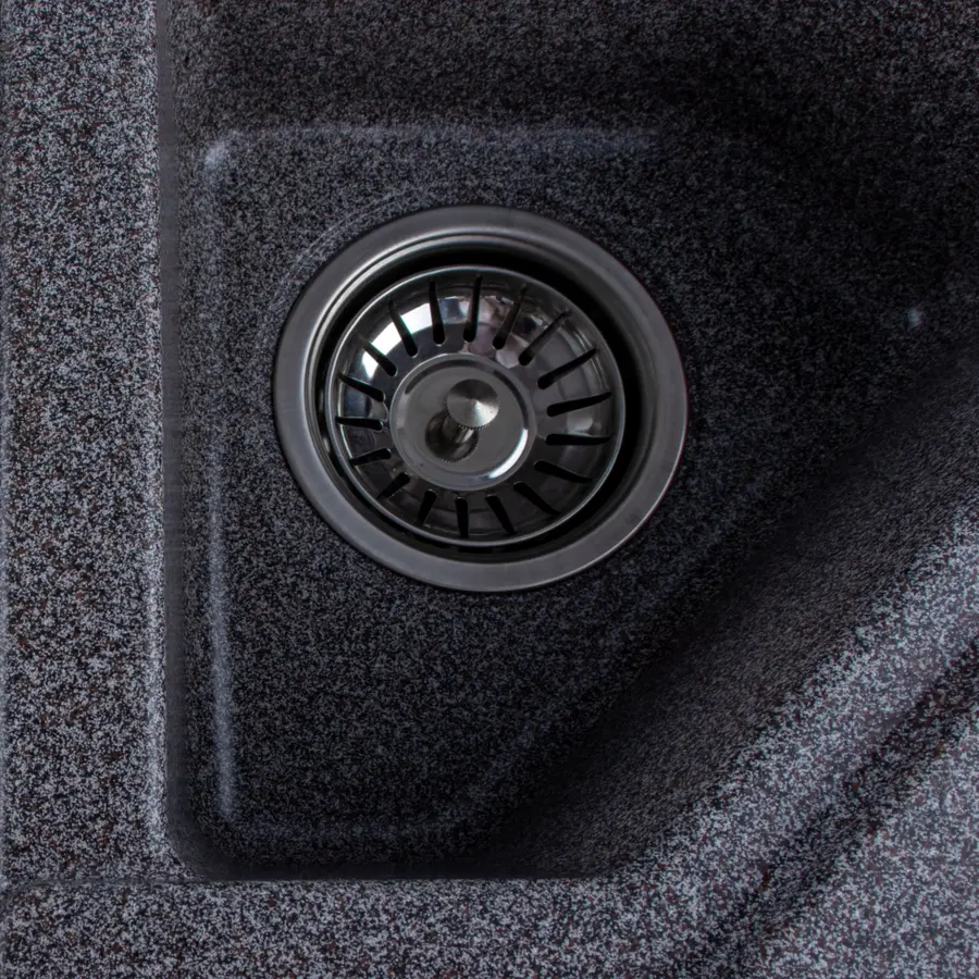 Гранитная мойка для кухни Platinum 9950 PANDORA матовая Микс