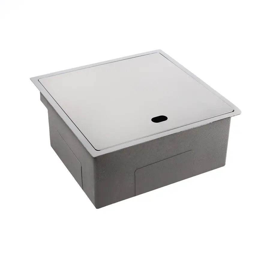 Кухонна прихована мийка Platinum Handmade 500x500x220 (змішувач в комплекті)