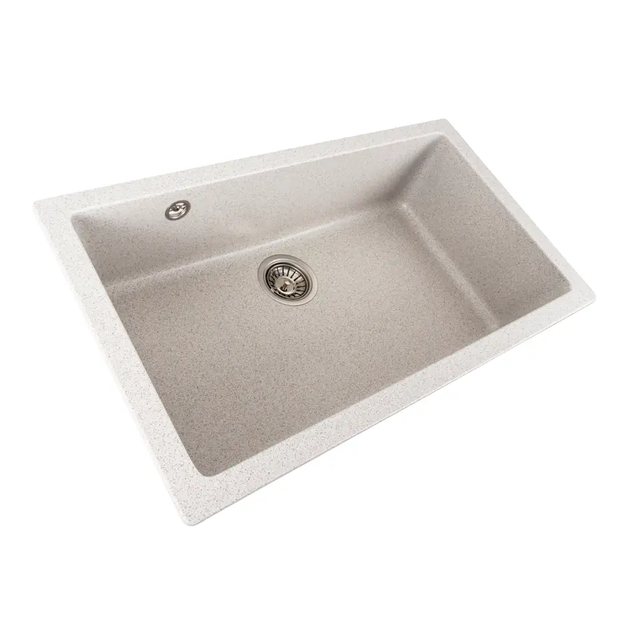 Гранітна мийка для кухні Platinum 7945 Paruana матова (топаз)