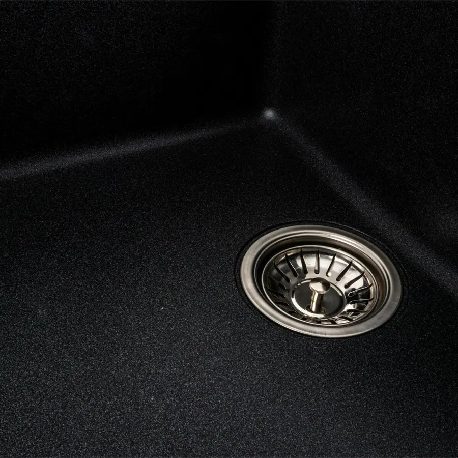 Гранітна мийка для кухні Platinum 7850W TOSKANA матовий Карбон