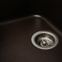 Гранитная мойка для кухни Platinum 7950 Equatoria матовый Темная скала