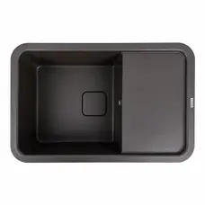 Гранітна мийка для кухні Platinum 7850 CUBE матовий Гренадін