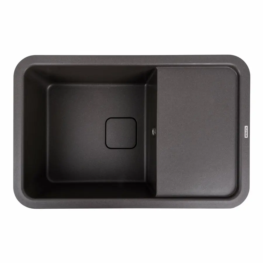 Гранитная мойка для кухни Platinum 7850 CUBE матовый Гренадин