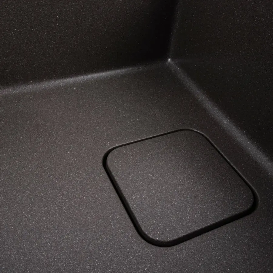 Гранитная мойка для кухни Platinum 7850 CUBE матовый Гренадин