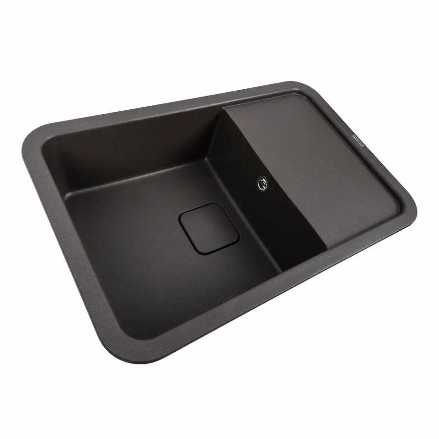 Гранитная мойка для кухни Platinum 7850 CUBE матовый Гренадин