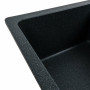 Гранитная мойка для кухни Platinum 6250 ZIRKONE матовый Антрацит