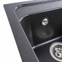 Гранітна мийка для кухні Platinum 4050 KORRADO матовий Моріон