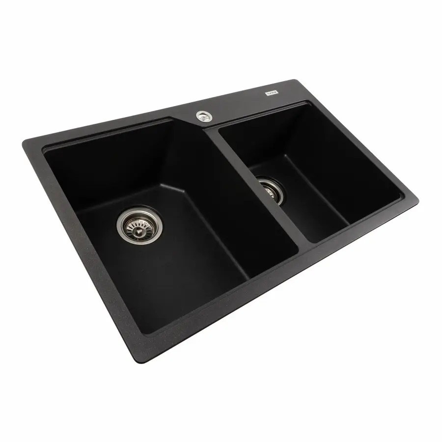 Гранітна мийка для кухні Platinum 7850 HARMONY матовий Моріон