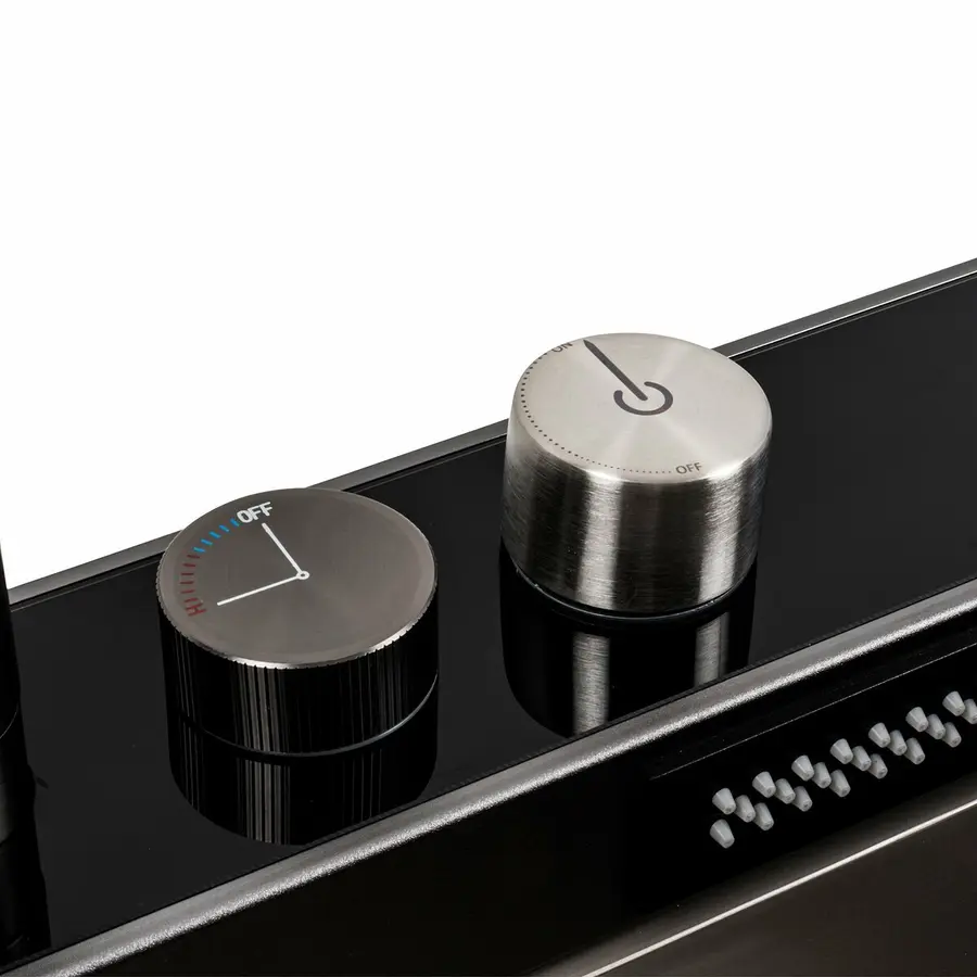 Кухонная мойка 75*46D PVD серая Platinum Handmade "ВОДОСПАД"