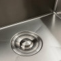 Кухонная мойка нержавейка 78*43 R Platinum Handmade (два отверстия, круглый сифон 3,0/0,8)