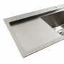Кухонная мойка нержавейка 78*43 R Platinum Handmade (два отверстия, круглый сифон 3,0/0,8)