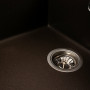 Кухонная мойка гранитная матовая 7050 CASCADA Platinum Темная скала