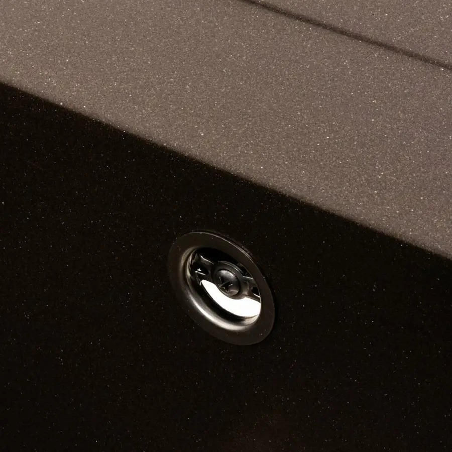 Кухонна мийка гранітна матова 7050 CASCADA Platinum Темна скеля