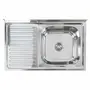 Кухонна мийка з нержавіючої сталі Valeso 8060 R ПОЛІРОВКА (0,7/160 мм)
