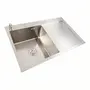 Кухонна мийка CM 78*50 L нержавійка VALESO Handmade (круглий сифон 3,0/0,8)