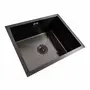 Кухонна мийка PVD чорна СМ 54*44 VALESO Handmade (монтаж під стільницю)