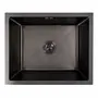 Кухонна мийка PVD чорна СМ 54*44 VALESO Handmade (монтаж під стільницю)