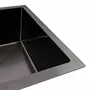 Кухонна мийка PVD чорна СМ 54*44 VALESO Handmade (монтаж під стільницю)