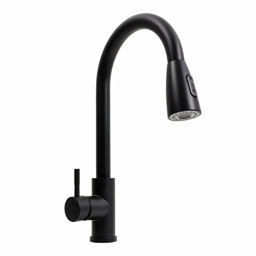 Кухонный смеситель Valeso F001B с выдвижным изливом