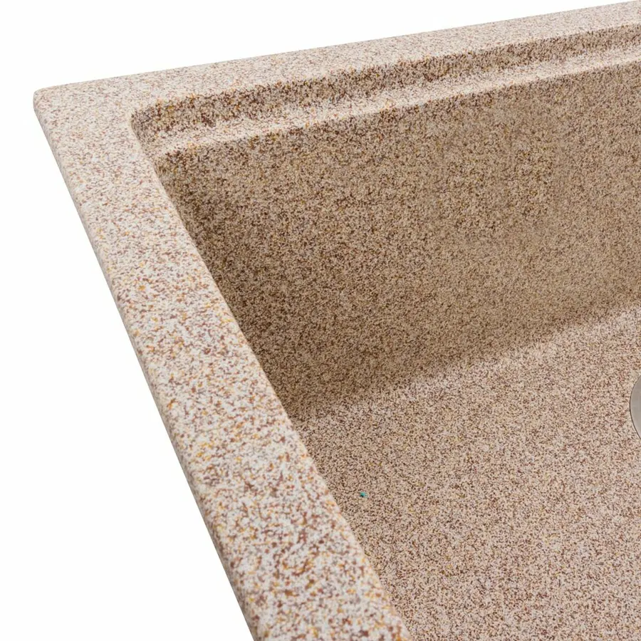 Гранитная мойка для кухни VALESO NIKA 7545 матовая Карамель