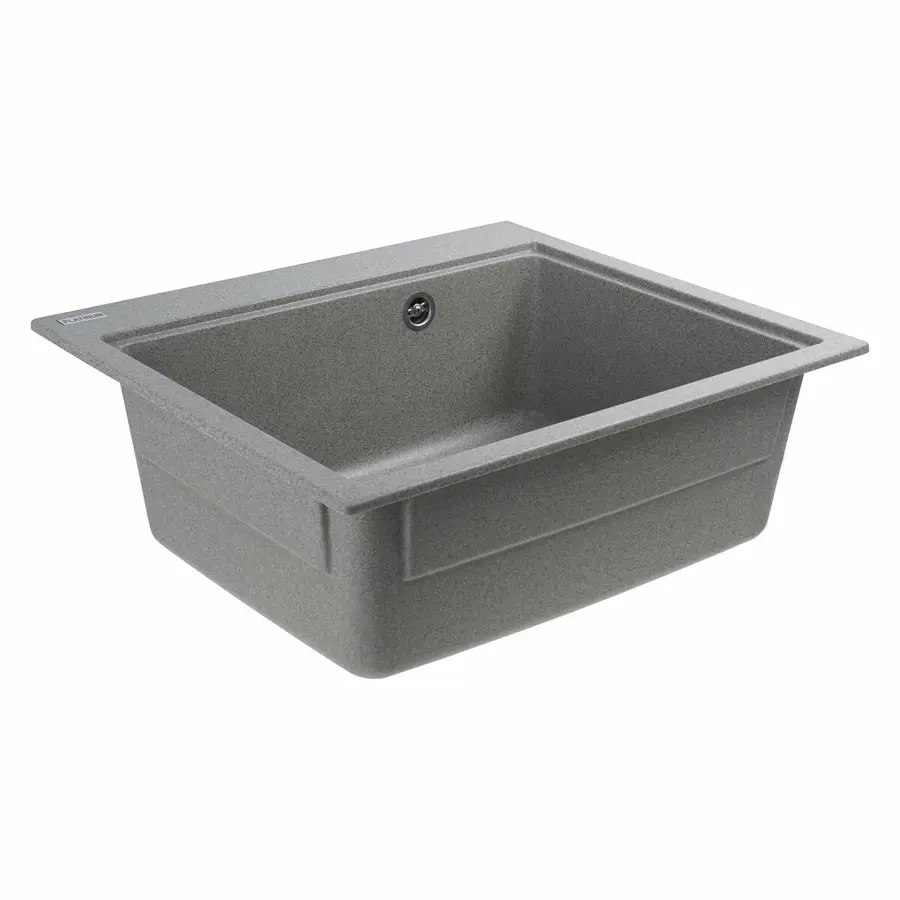 Гранітна мийка для кухні VALESO VESTA 5852 матова Сіра