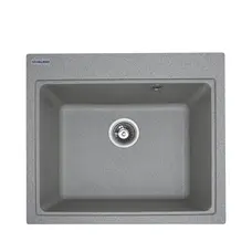 Гранітна мийка для кухні VALESO VESTA 5852 матова Сіра