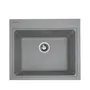 Гранітна мийка для кухні VALESO VESTA 5852 матова Сіра