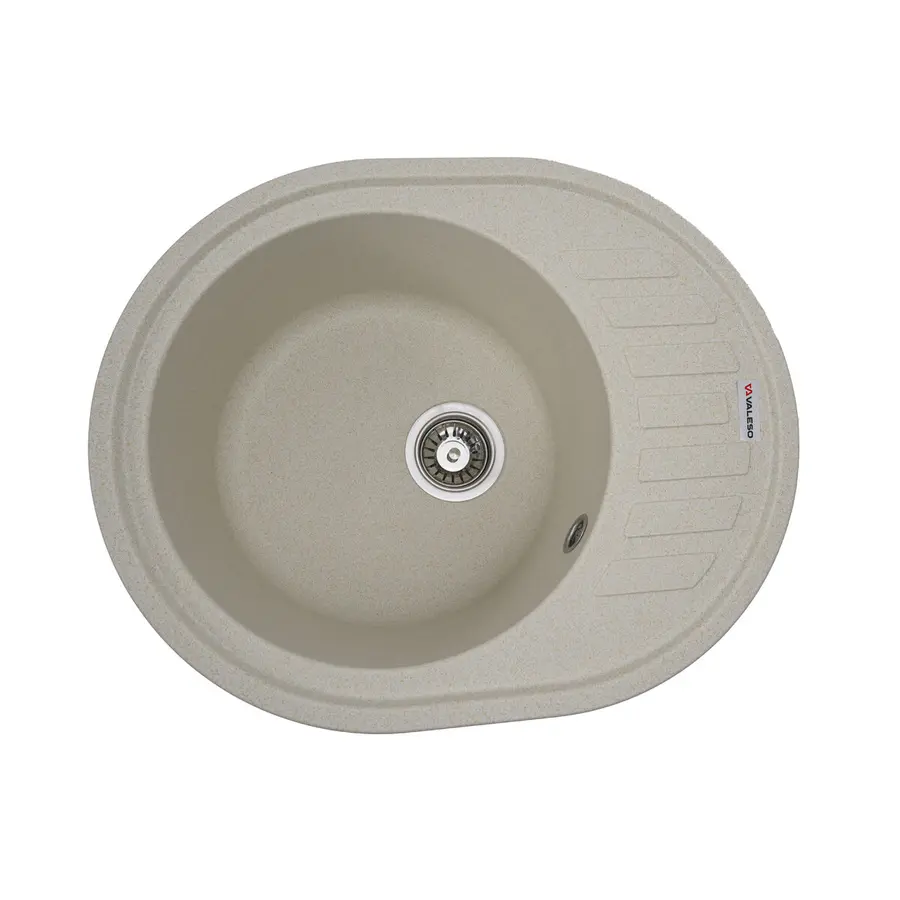 Гранітна мийка для кухні VALESO SOUL 6250 матова Пісок