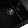 Гранитная мойка для кухни VALESO SELENA 7950 матовая Черный металлик