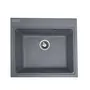 Гранітна мийка для кухні VALESO VESTA 5852 матова Сірий металік