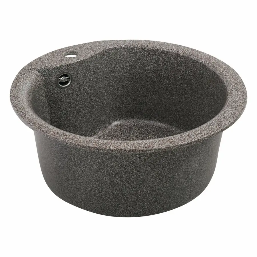 Гранитная мойка для кухни VALESO 480 TURAS матовая Микс