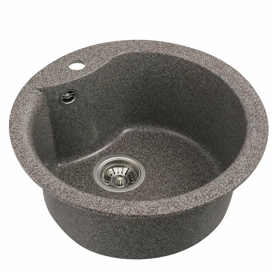 Гранитная мойка для кухни VALESO 480 TURAS матовая Микс