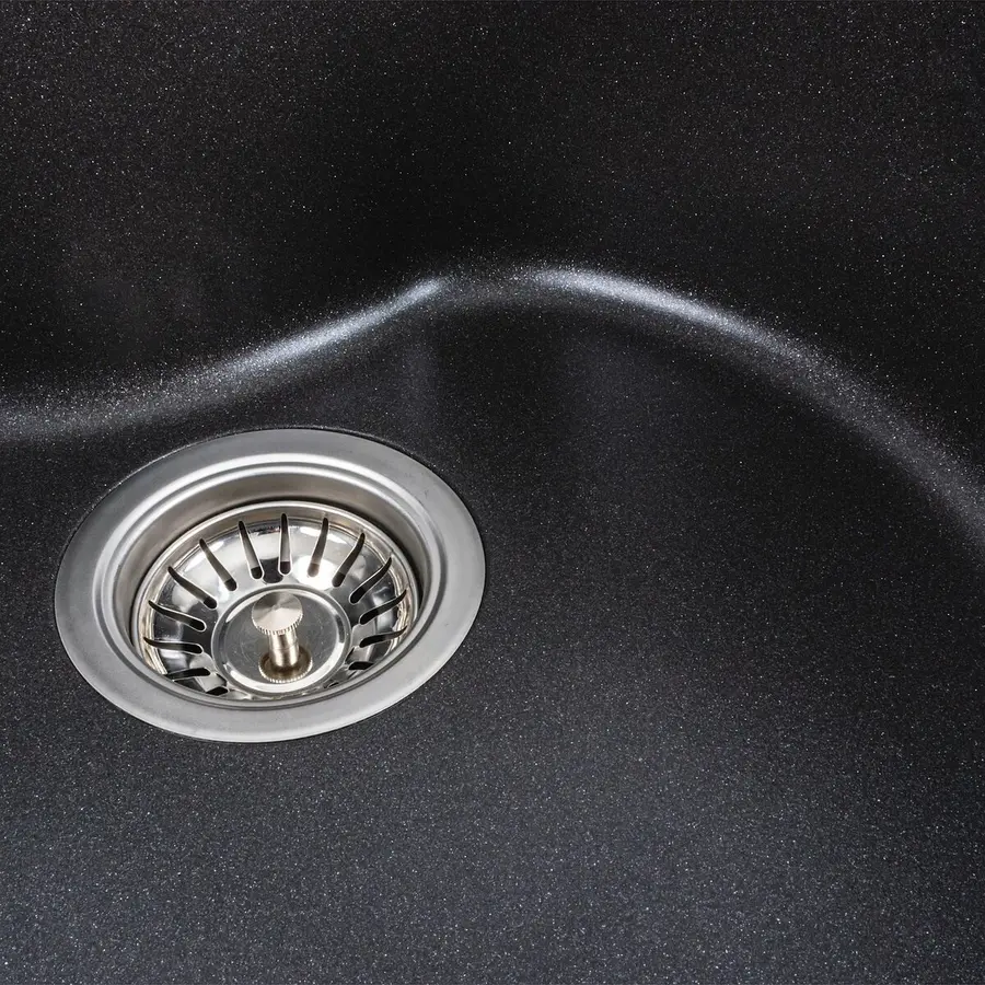 Гранитная мойка для кухни VALESO TURAS 480 матовая Морион