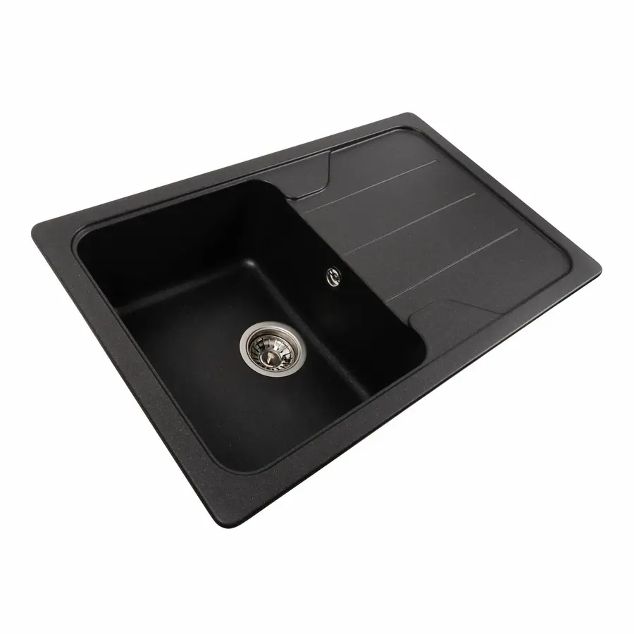 Гранитная мойка для кухни VALESO VERONA 7850 матовая Морион