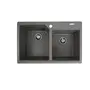 Гранітна мийка для кухні VALESO HARMONY 7850 матова Сірий мусон