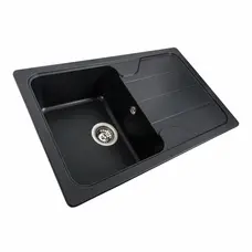 Гранітна мийка для кухні VALESO VERONA 7850 матова Карбон