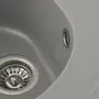 Гранітна мийка для кухні VALESO LUNA 510 матова Сірий металік