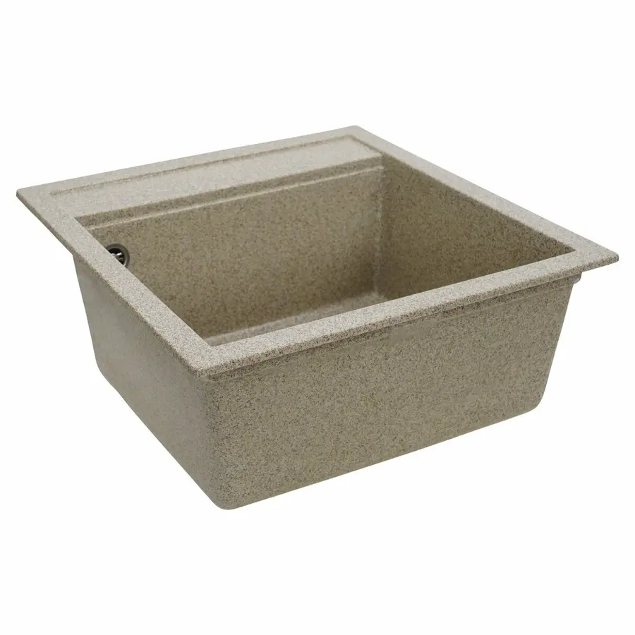 Гранітна мийка для кухні VALESO 5149 FIESTA матова Карамель