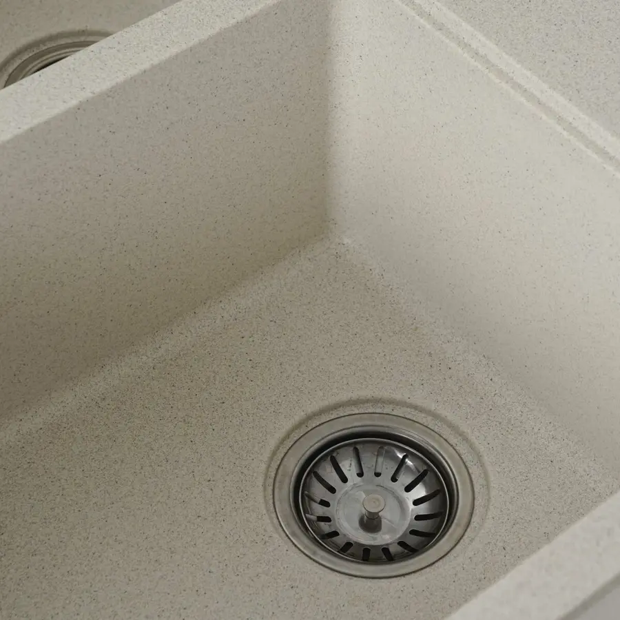 Гранитная мойка для кухни VALESO HARMONY 7850 матовая Белая в точку