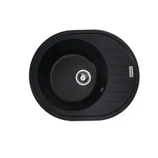 Гранитная мойка для кухни VALESO SOUL 6250 матовая Черная