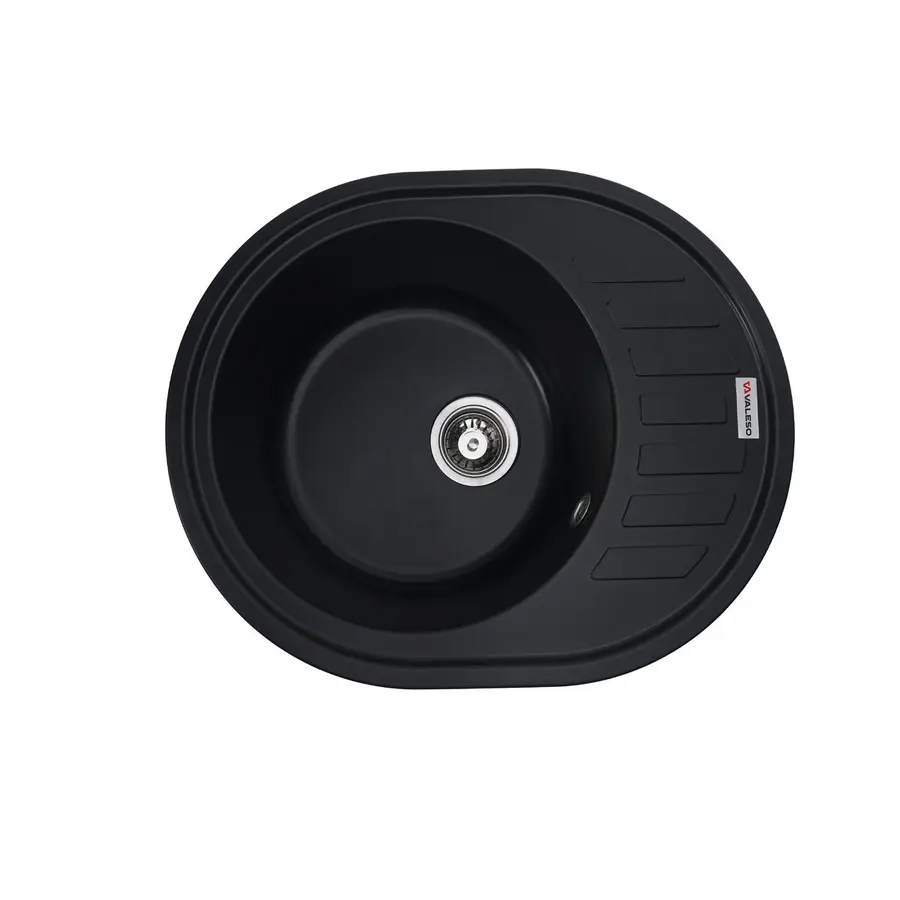 Гранитная мойка для кухни VALESO SOUL 6250 матовая Черная