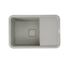 Гранітна мийка для кухні VALESO 7850 CUBE матова Сіра