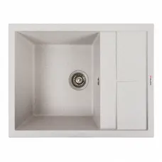 Гранітна мийка для кухні VALESO 6550 LOTOS матовий Топаз