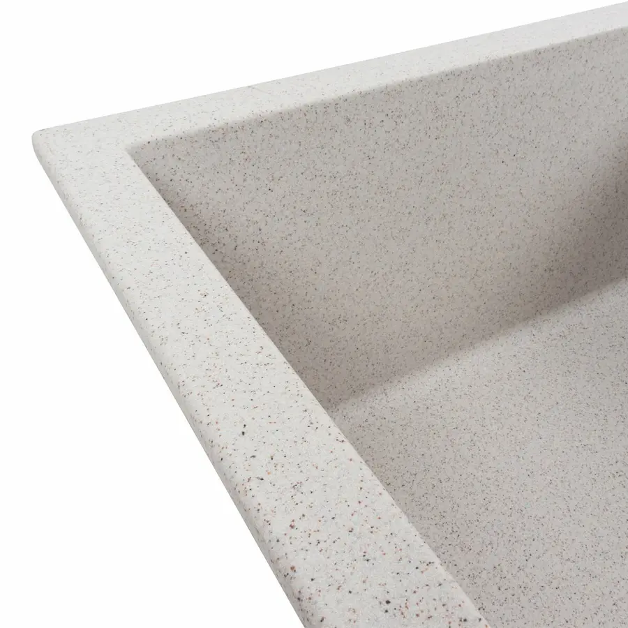 Гранітна мийка для кухні VALESO 6550 LOTOS матовий Топаз