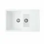 Гранитная мойка для кухни VALESO TOSKANA 7850W матовая Белоснежная