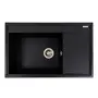 Гранітна мийка для кухні VALESO AZURIT 7950 матова Чорна