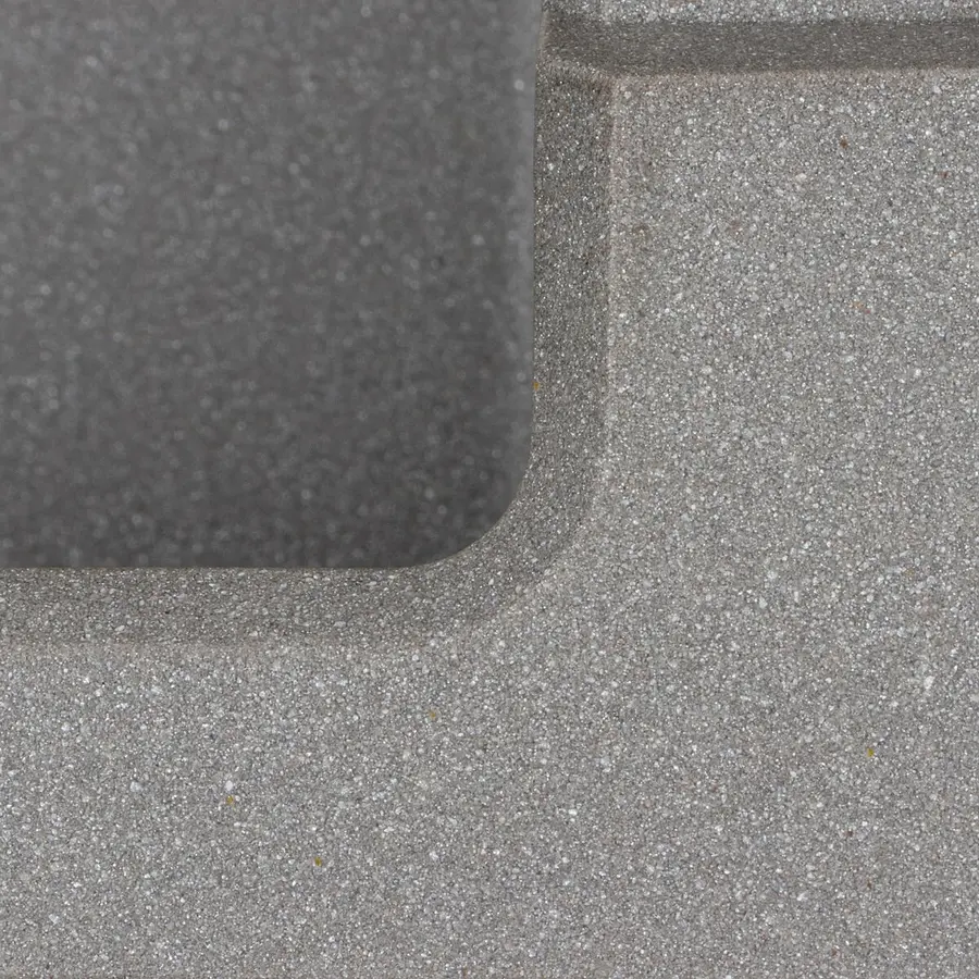 Гранітна мийка для кухні VALESO SOLID 7843 матова Сірий мусон