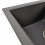 Гранитная мойка для кухни VALESO 7843 SOLID матовый Серый муссон